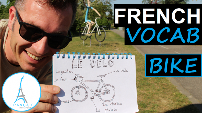 French Bicycle Bike Velo Vocab - Francais Immersion