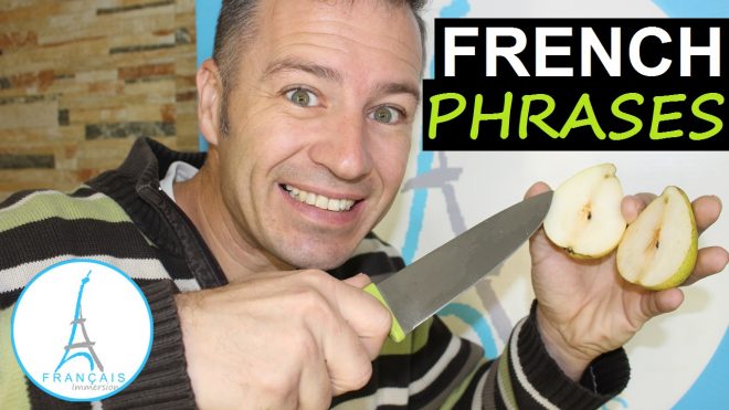 French Phrases Couper la poire en deux - Francais Immersion