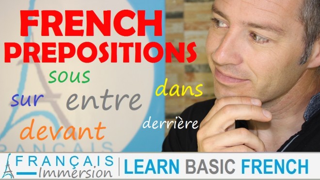 French Prepositions - Francais Immersion