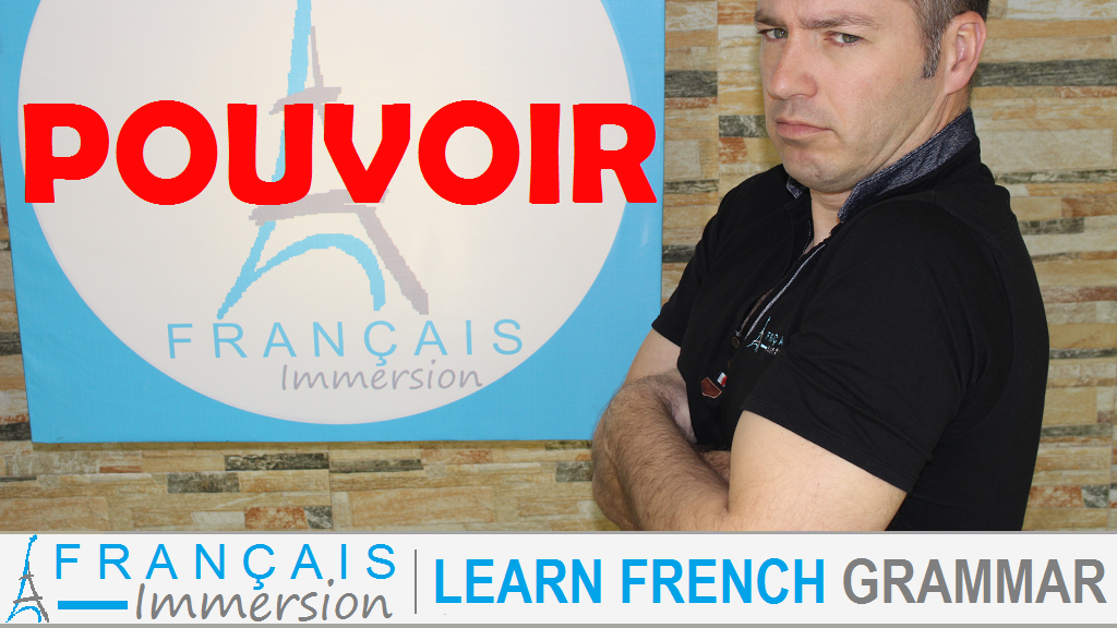 French Verb Pouvoir Present Tense - Français Immersion